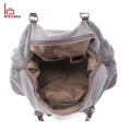 Outdoor Canvas Gym Duffle Tasche Leder Reisetasche Mann